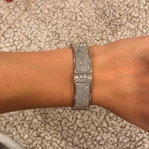 Shiny silver bracelet